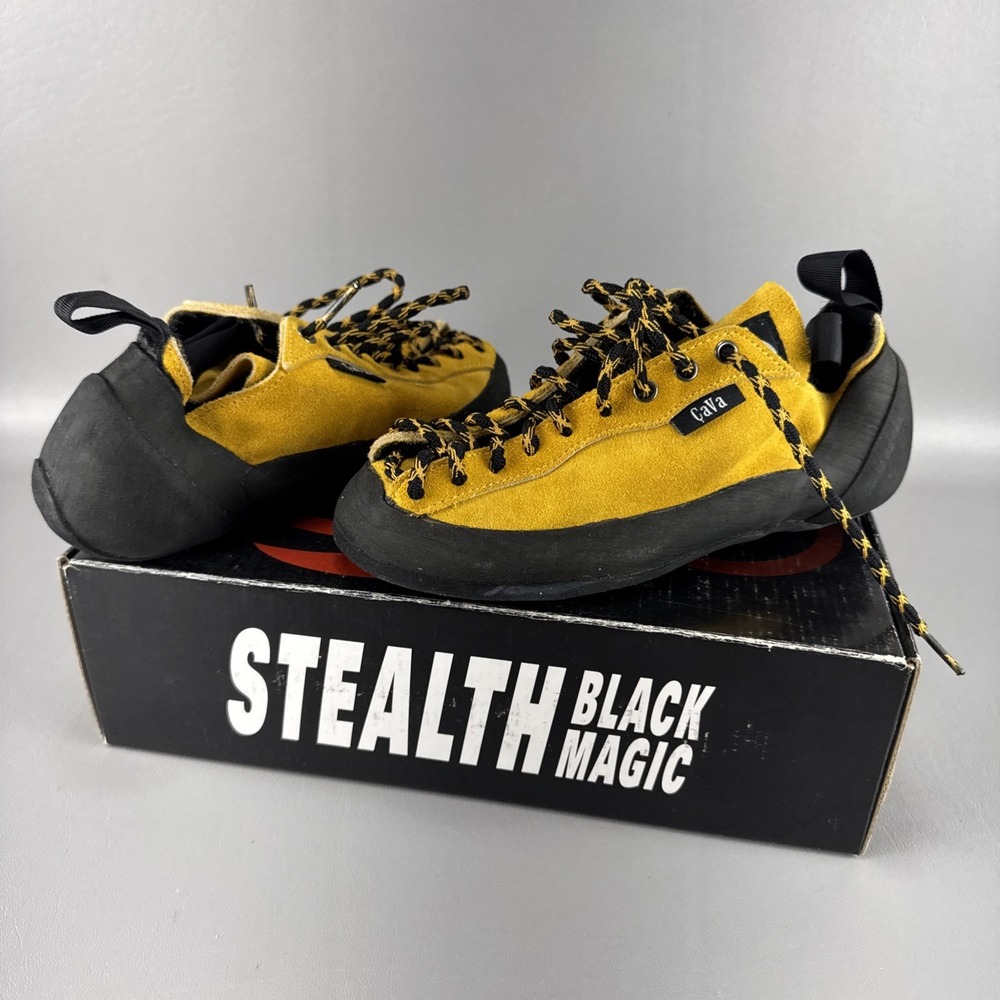Cava Stealth Black Magic Climbing Shoe Men 8.5 Women 10 Hiking Outdoor Adventure